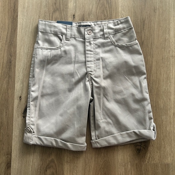 U.S. Polo Assn. Boys Khaki Shorts - Size 10 - Adjustable Waist- NWT - Picture 1 of 14